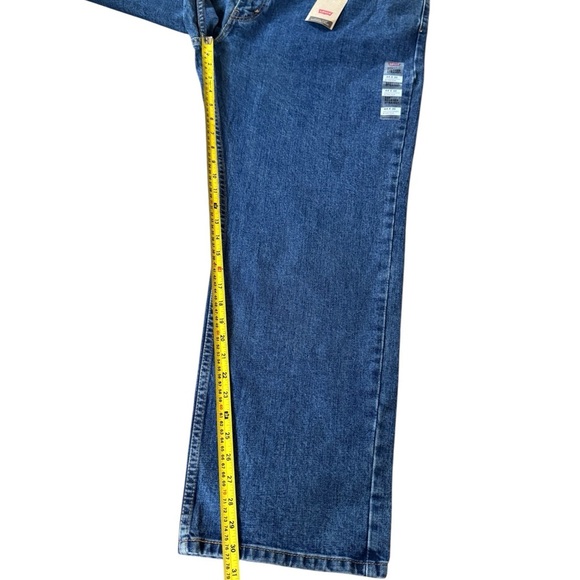Levis 559 Jeans Relaxed Straight Pants Blue Dark Wash Mens 44x30 Big & Tall - Picture 3 of 5